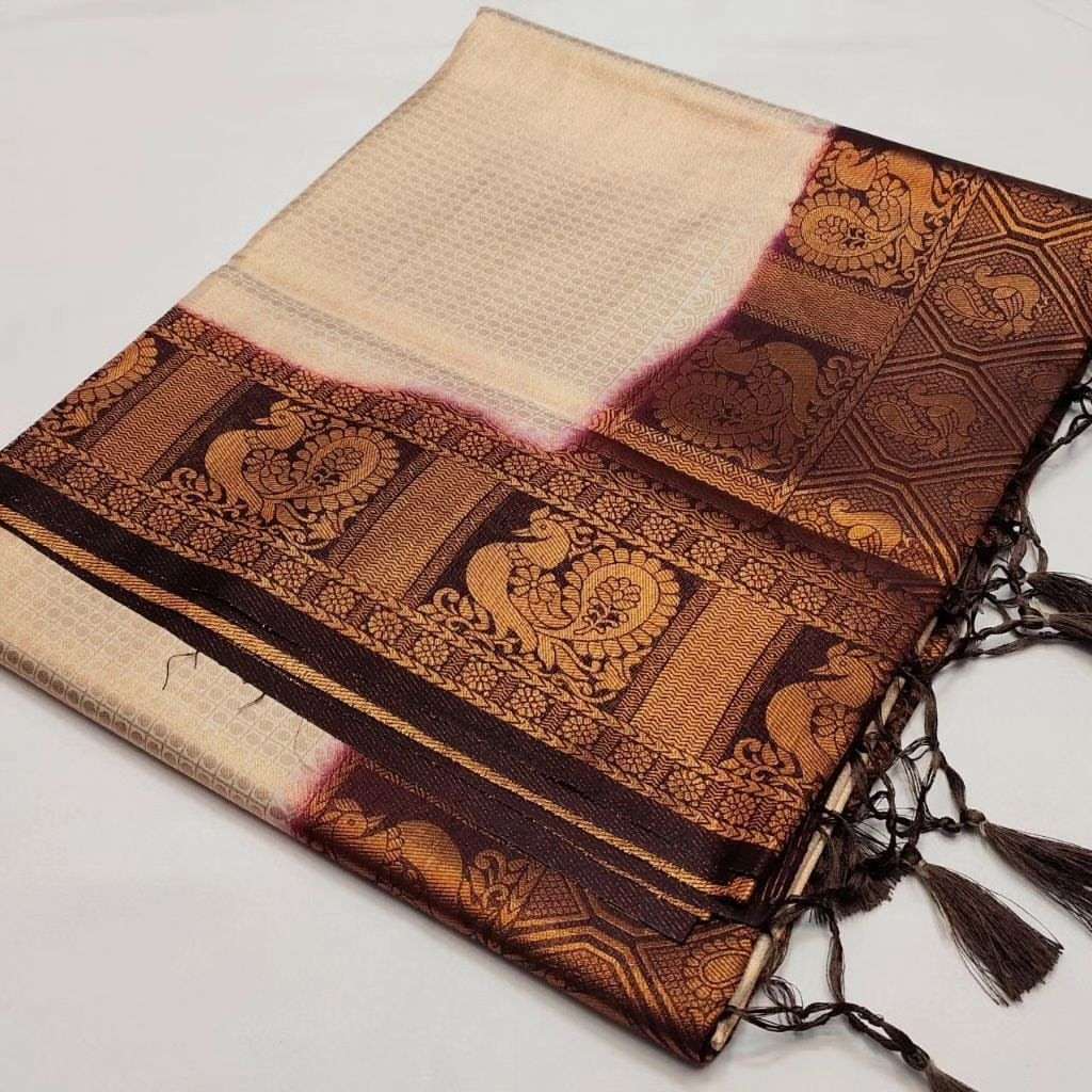 ksa Soft Silk RIN118 mayurika Sarees Wholesale Work Sarees Jacquard Saree Manufacturer