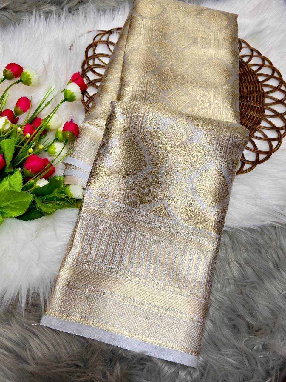 ksa Tissue Silk KESH572 828 Silk Sarees Bollywood Collections Wholesale Banarasi Silk Sarees Fancy Silk Sarees Nayanthara Manufacturer