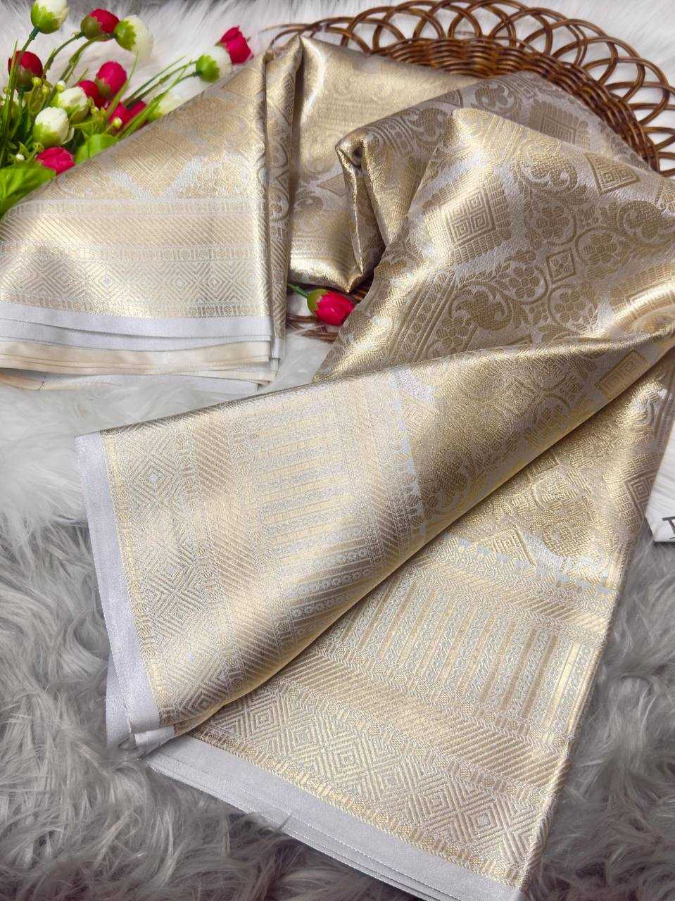 ksa Tissue Silk KESH572 828 Silk Sarees Bollywood Collections Wholesale Banarasi Silk Sarees Fancy Silk Sarees Nayanthara Manufacturer