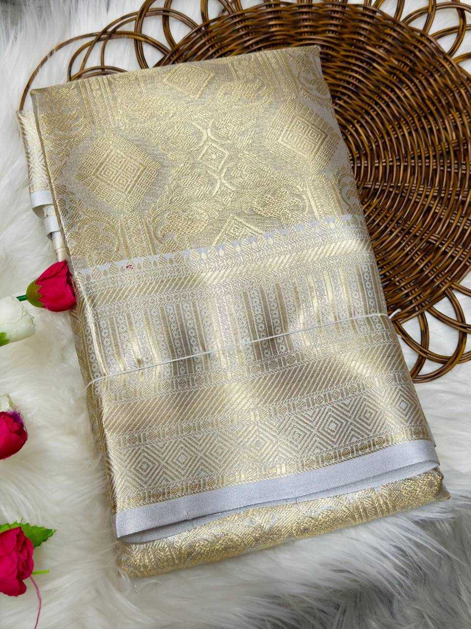 ksa Tissue Silk KESH572 828 Silk Sarees Bollywood Collections Wholesale Banarasi Silk Sarees Fancy Silk Sarees Nayanthara Manufacturer